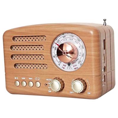 China Hot-selling portable BT pocket design FM radio vintage radio classic wireless radio classic design BT retro speaker for sale