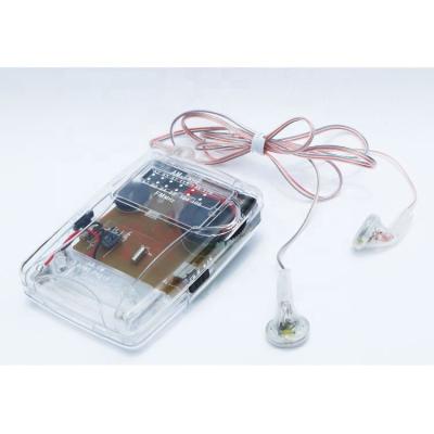 China With Belt Clip On Back Factory Direct Selling Mini Transparent AM FM Radio for sale