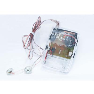 China With Belt Clip On Back High Sensitivity Cheap Clear Housing AM FM Portable Radio for sale