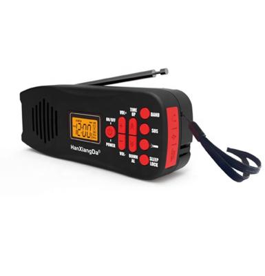 China Home Emergency SOS am/fm Radio Mini Portable Solar Charger Flashlight Solar Home Radio for sale