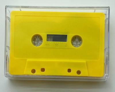 China Durable BLANK Audio Cassette Tape With Colorful And Transparent CASE for sale