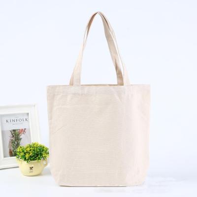 China Eco - Friendly Custom Personalized White Cotton Canvas Fabric Tote Bag for sale