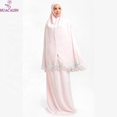 China Muslim women per piece Vietnam 2 all in Ine White Moslim Rug With dress XS.S.M.L.XL.XX L.XXXL (no size prayer limitation) for sale