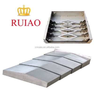 China Q235 Or SS304 Strong Structure Metal Cover Cnc Machine Cover Steel Telescopic Cover for sale