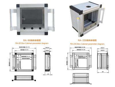 China 120mm Fence Control Box Pendant Electric Cantilever Control Boxes Aluminum Control Box for sale