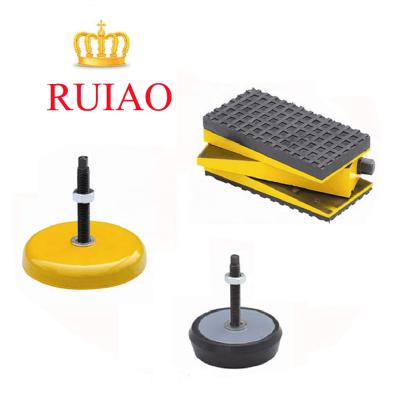 China Antirust Rubber Rotary Tables Base Antivibration Mount Leveling Clamp Lever Pads Foot Vibrtaion Pad Leveling Mount for sale