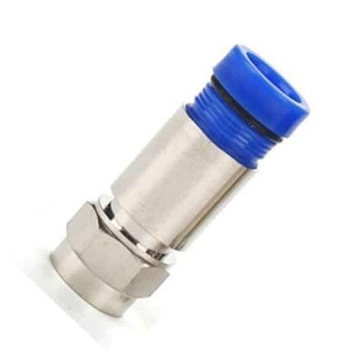 중국 Standard Specification China Supplier F Male Connector Waterproof Compression RG6 CATV Connector Electronic Accessory 판매용