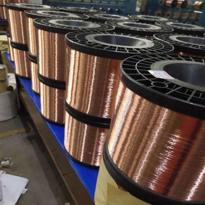 中国 Aluminum Copper Wire Raw Material With Solid Copper Clad Aluminum Conductor 販売のため