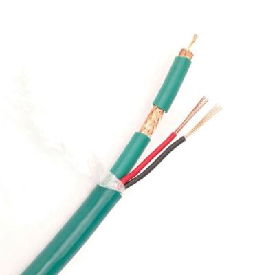 Cina KX6A+2C/ KX7+2Alim Siamese Coaxial cable Kx7+2C Camera Wire Coaxial With Power CCTV Cable in vendita