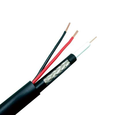 China Power Cctv Camera Coaxial Cable 100% Bare Copper Conductor For Telecom Comunication for sale