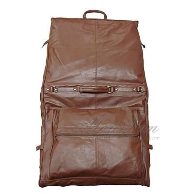 China Three-suit Garment Bag Waterproof Luxury Garment Leather for sale