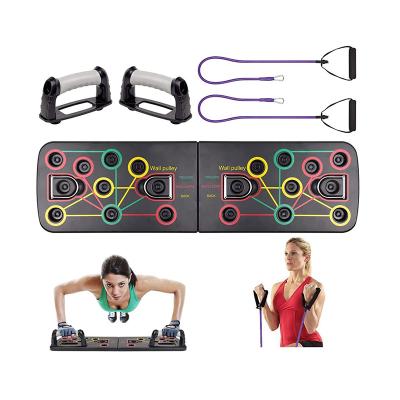 China Training Bracket Lifting Up Plastic Multifunctional Portable Board With Resistance Band for sale