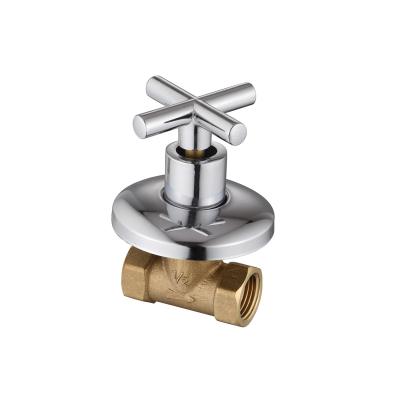 China Modern Hot Sale Bathroom Kitchen Accessories Zinc Brass Handle Angle Valve for sale