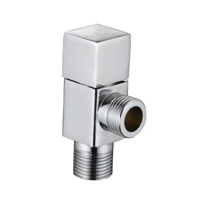 China Modern Functional Bathroom Kitchen Angle Valve Accessories Zinc Brass Handle Angle Valve for sale