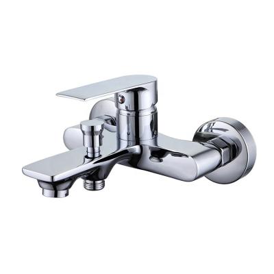 China With Single Handle Factory Brass Slide Bar Wall Mount Extended Bath Faucet Shower Faucet for sale