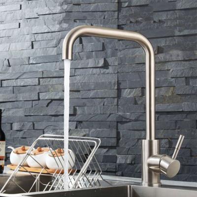 China Other Quality Ceramic Faucets Cartridge 304 Stainless Steel Faucets Mixer Water Tap Kitchen Faucet For Sink for sale