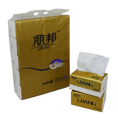 China Pack Tissue Professional Manufacturer's High Quality 4 Ply Soft Pack Facial Tissue Paper Virgin Wood Pulp for Home Use for sale