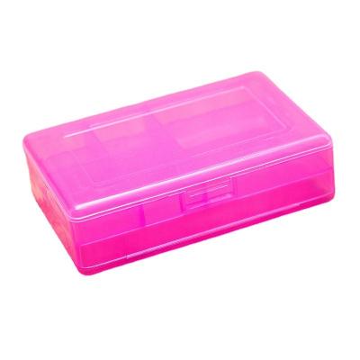 China D116 Type Recyclable 6 Hook Gills Container Stud Earring Box PP Double Sided Split Transparent Plastic Packaging for sale