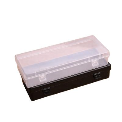 China Recyclable sold by empty box pencil small tote ware manufact D602 Rectangular enclosed clear plastic box for sale