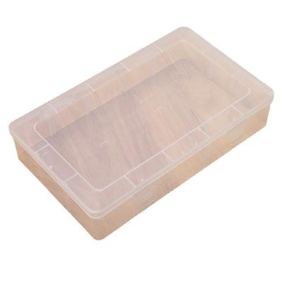 China D910 pp rectangular transparent plastic sticker empty handmade puzzle box cosmetic packaging for sale