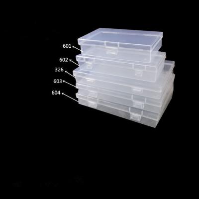 China Recycled materials factory sales 5 kinds of packaging boxesToy empty plastic box PP transparent storage display box for sale