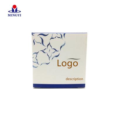 China Suppliers Luxury Private Label OEM Blue Square Cosmetic Packaging For Skin Care Cosmetics And Perfume Packaging for sale