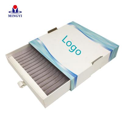 China Dongguan Handmade Factory Custom Logo Drawer Cosmetic Packaging Paper Box For Contact Lenses for sale