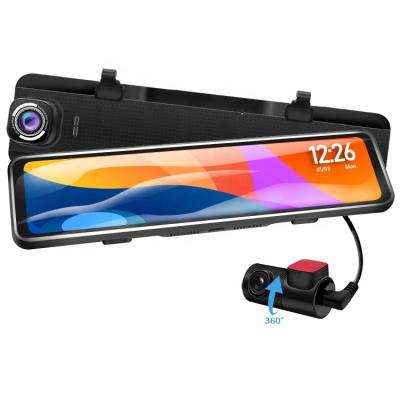 China 12 inch full screen rear view mirror streaming car camera Rearview dvr rush cam right side player UD-997R for sale