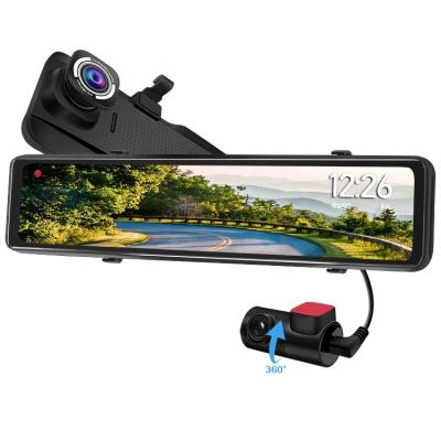 China New 2020 Car Camera Mirror 12 Inch Dual Dash Cam Car Recorder Camera Lens Right Side Player UD-997R for sale