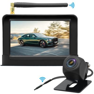 China Easy Install Wireless Car Backup Camera With 5 Inch Monitor Car Digital Stable Signal 5 Inch Color Control for sale