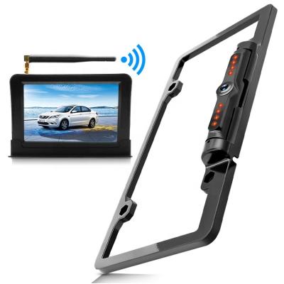 China Wireless Digital License Plate and 5 Inch Camera Backup Kit Monitor for Cars, SUVs, MPVs, Pickup UD70X for sale