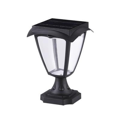 China With poly solar panel in high work efficiency > 21% LAP Ip 65 Waterproof Solar Gate Lantern Outdoor Low Voltage Garden Post Pillar Lights for sale