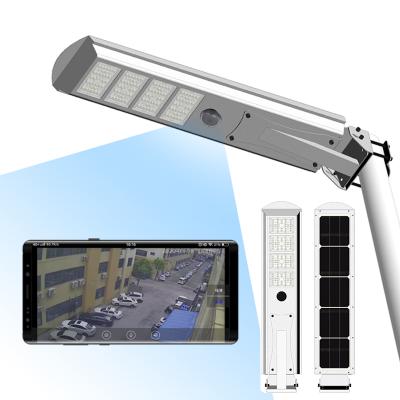 China With mono solar panel in high work efficiency > 21% LAP China smart motion sensor ip65 40w waterproof 60w 80w all in one led solar street light for sale