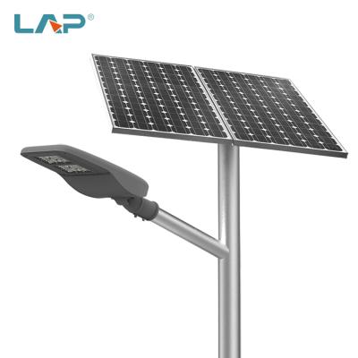 China With mono solar panel in high work efficiency > 21% LAP Best Quality Outdoor Housing Ip65 waterproof 30w 60w 80w led solar street light for sale