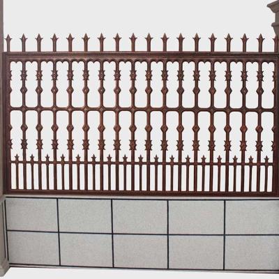 China High Quality Cheap Never Not Easily Assembled Rust Easily Assembled Aluminum Fence Rot Proof Metal Gate Villa for sale