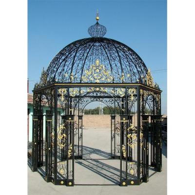 China Outdoor cheap custom made natural marble stone price promotion garden metal gazebo for sale