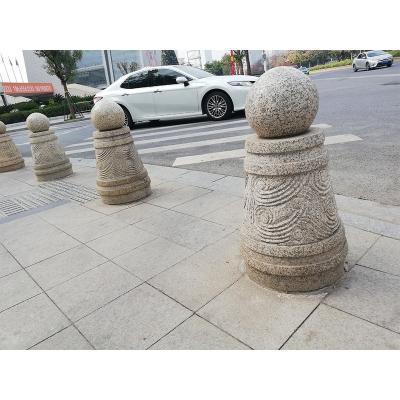 China Decoration special decorative stone bollard for park garden for sale