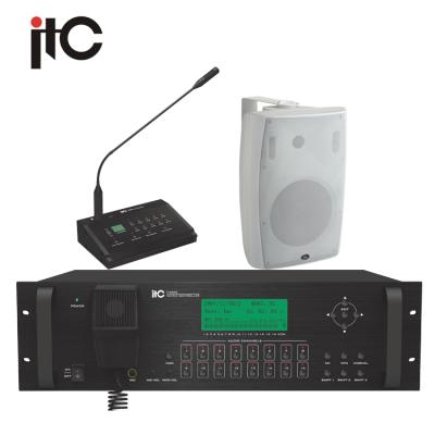 China Intelligent Public Address 16 Sound Zone Craft Top PA Systems T-6600 for sale