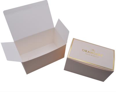 China Custom Wholesale Recyclable Plain Cosmetic Gift Paper Cardboard Box White White Packaging Box For Makeup Box for sale