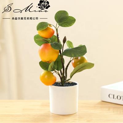 China Creative home decoration of transitional high quality artificial fruit tree bonsai for sale