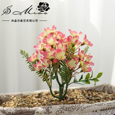 China China Manufacture Transitional Professional Short Handle Simulation Hydrangea Green Planting for sale