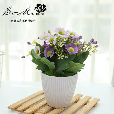 China Real Natural Artificial Plastic Daisy Flower From SumFlora For Wedding Decoration for sale