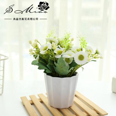 China Art Decor Home Decoration Mini Daisy Bonsai Artificial Flower Decorative for Gift for sale