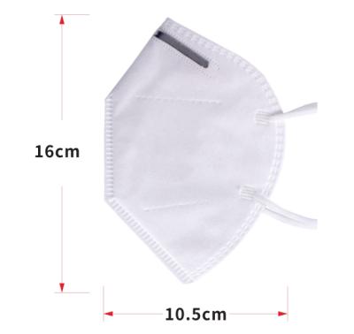 China Public kn 95 Nonwoven Face Mask Public Disposable 4 Layer FFP2 Face Masks Grade Civilian KN95 Face Mask With Anti Dusty Earloop for sale