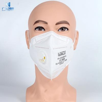 China ffp2 Anti-dust valvula pm2.5 KN95 Anti-odor scam kn95 Anti-dust Anti-odor comfortable and breathable white face mask with valve for sale