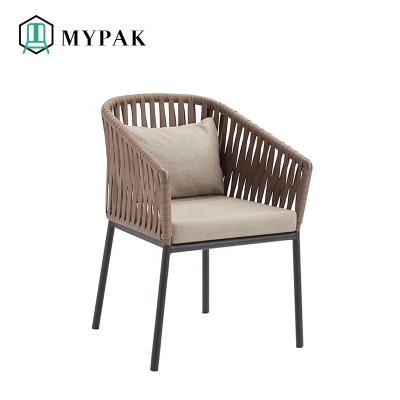 China 2021 Contemporary Hot Selling Modern Durable PE Rattan Wicker Outdoor Patio Furniture Cushion Sets For Bistros for sale