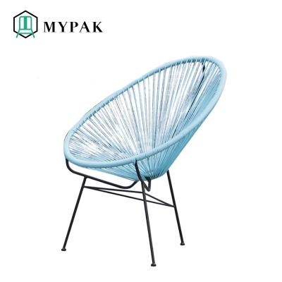 China 2021 Contemporary Cost Effective White Rattan Ease Chair Set For Backyard Modern Design Outdoor Furniture for sale