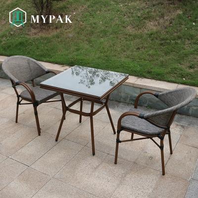 China Modern Well Made All Weather Garden Plug Rope Small Sectional Chair Deck Sets Patio Furniture for sale