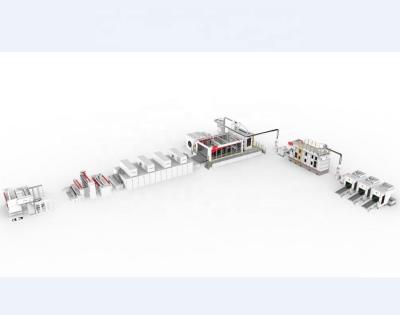 China Nonwoven Machinery Nonwoven Hot Air Through Production Line For Baby Diapers for sale