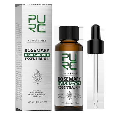 China Hair Growth OEM Natural Pure 3K Rosemary Natural Plants Oils Hair Loss Solution 50ml Hair Growth Oil Serum For Hair Strengthening for sale